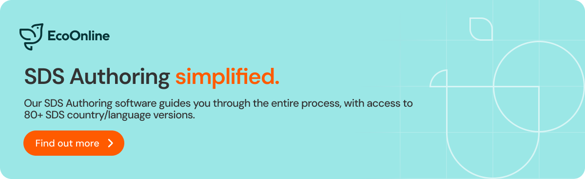 Banner leading to SDS Authoring software webpage