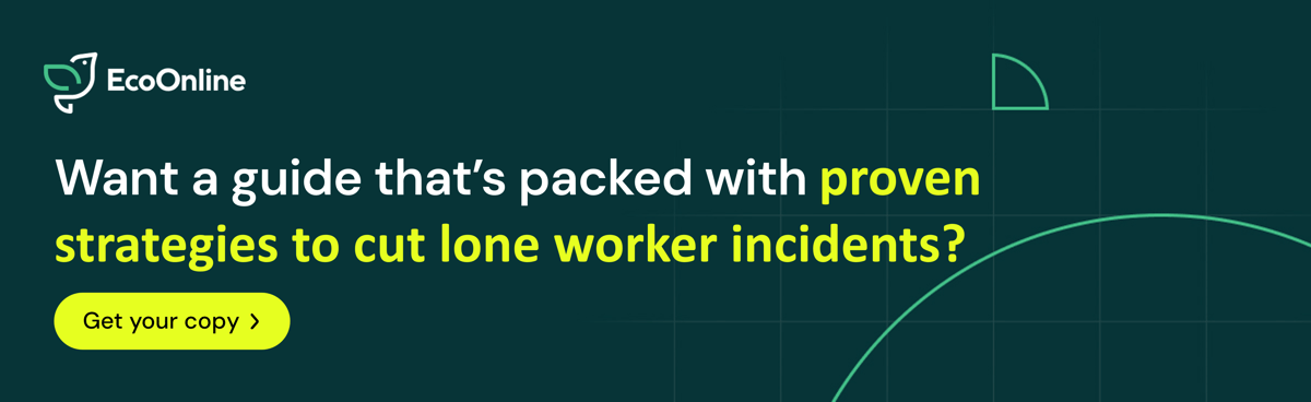 Common Lone worker Hazards guide