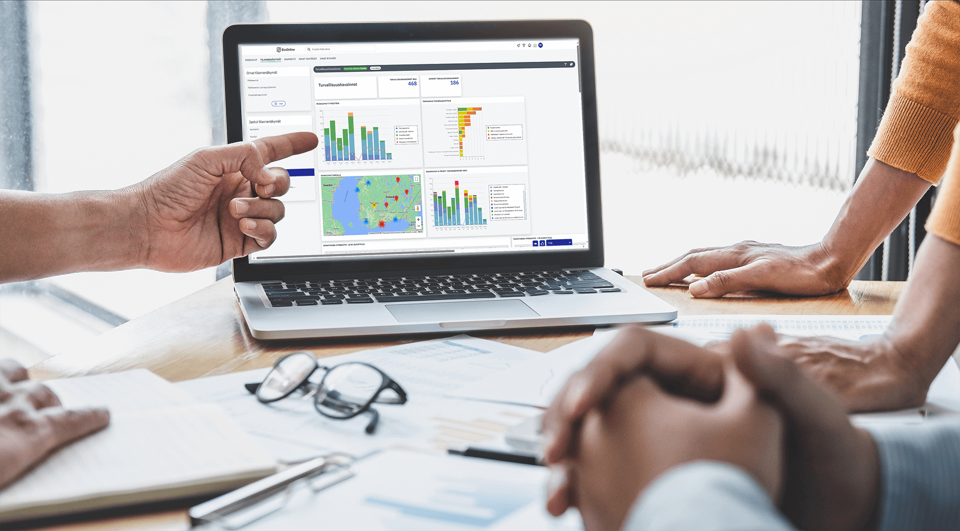 EcoOnline EHS app dashboard
